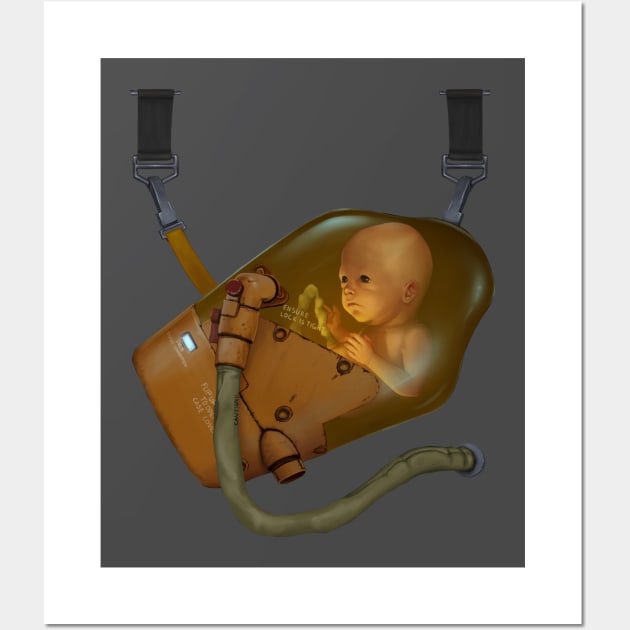 death stranding baby Wall Art by xartt